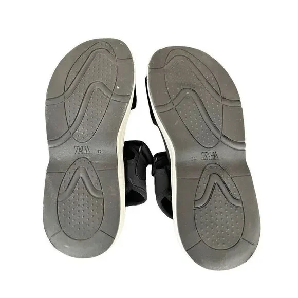ZARA Platform Wedge Sandals size 8 - Picture 8 of 9